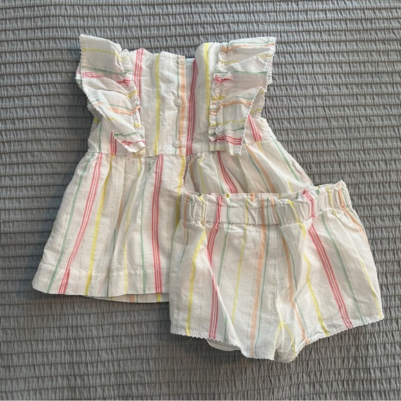 Janie & Jack Cotton Matching Set (6-12 months) - Picture 2 of 2